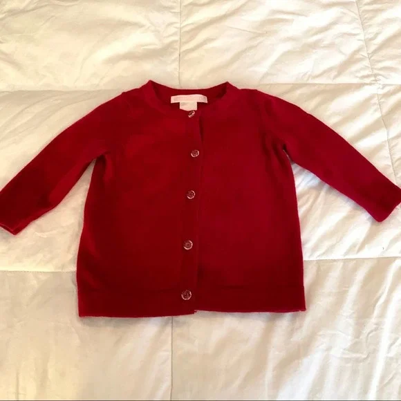 Janie & Jack Red Cardigan Sweater - Picture 1 of 2